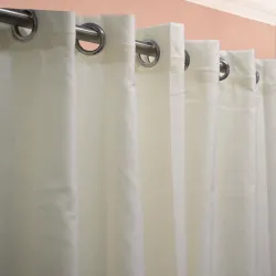 Κουρτίνα με μεταλλικά δαχτυλίδια 270x280 Ερκού