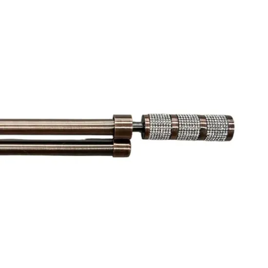 Κουρτινόξυλο Φ19mm Inox Bronze 160cm εως 300cm