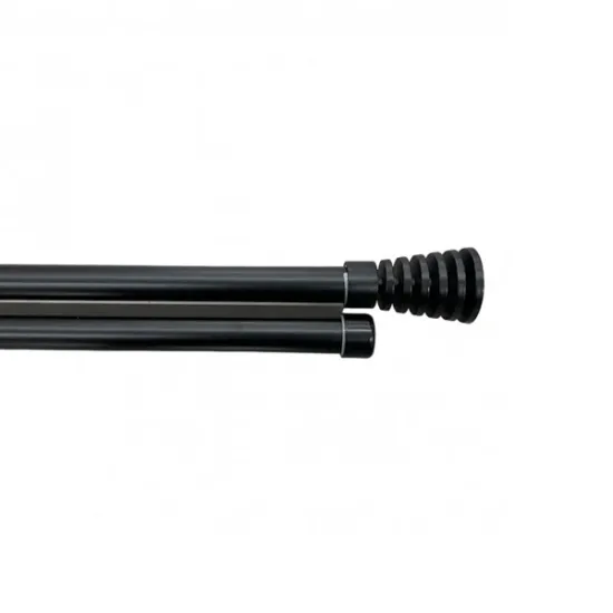 Κουρτινόξυλο Φ28mm Inox Μαύρο 160cm εως 300cm