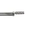 Κουρτινόξυλο Φ19mm Inox Ασημί Ματ 160cm εως 300cm