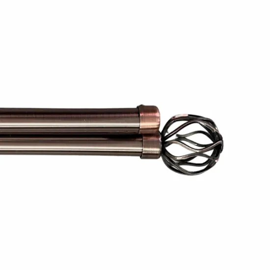 Κουρτινόξυλο Φ28mm Inox Χάλκινο 160cm εως 300cm