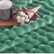 Κουβέρτα Υπέρδιπλη 20x240 Super soft Βελουτέ Ριγέ Βεραμάν