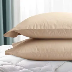 Μαξιλαροθήκες Σετ 2τμχ Line Μπέζ Ανοιχτό