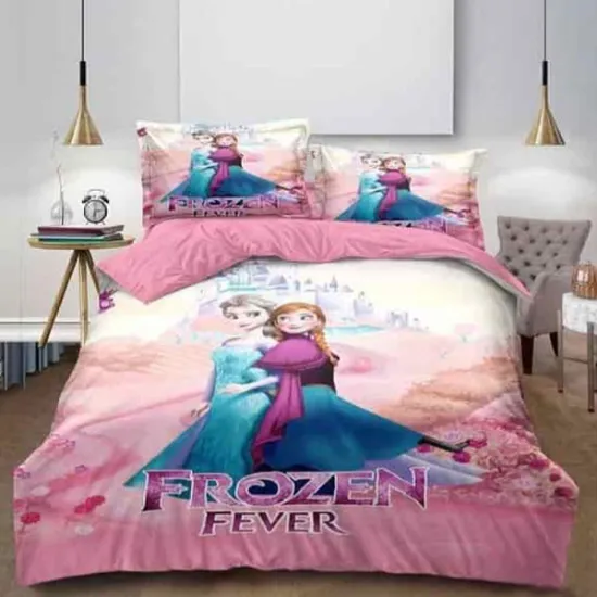 Σετ Παπλωματοθήκη Φανελένια Παιδική Frozen 160×240