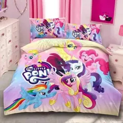 Σετ Παπλωματοθήκη Φανελένια Παιδική My Little Pony 160×240