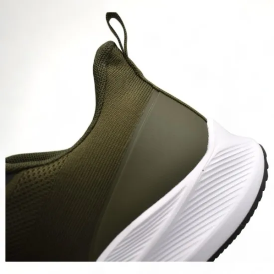 Παπούτσια Ανδρικά Αθλητικά Sneakers Μαύρο-Λαδί