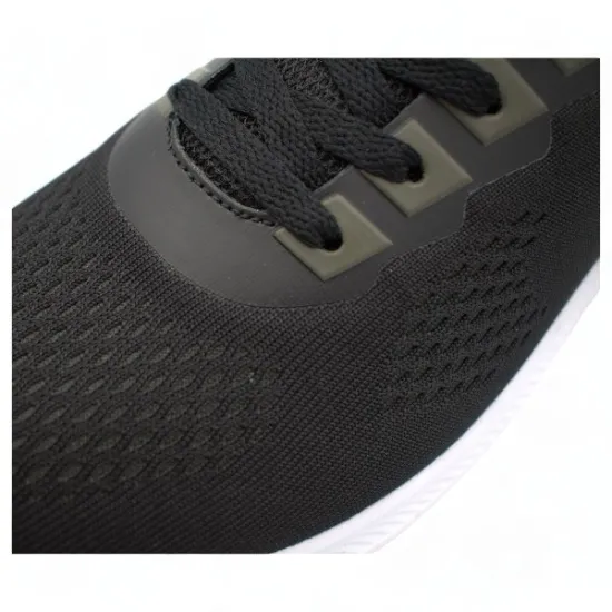 Παπούτσια Ανδρικά Αθλητικά Sneakers Μαύρο-Λαδί