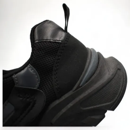 Παπούτσια Ανδρικά Αθλητικά Sneakers Μαύρο-Γκρι