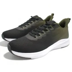 Παπούτσια Ανδρικά Αθλητικά Sneakers Μαύρο-Λαδί