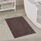 Χαλάκι Μπάνιου Βαμβακερό 50x80 Καφέ