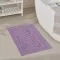 Χαλάκι Μπάνιου Βαμβακερό 50x80 Μωβ