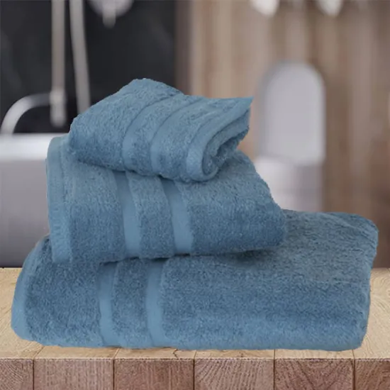 Πετσέτα Προσώπου 50×90 500gr/Τμ “Cozy Soft Line”  Ανοιχτό Μπλε