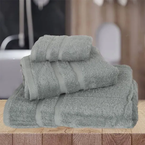 Πετσέτα Προσώπου 50×90 500gr/Τμ “Cozy Soft Line” Γκρι
