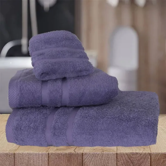 Πετσέτα Προσώπου 50×90 500gr/Τμ “Cozy Soft Line” Μωβ