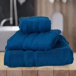 Πετσέτα Προσώπου 50×90 500gr/Τμ “Cozy Soft Line”  Μπλε
