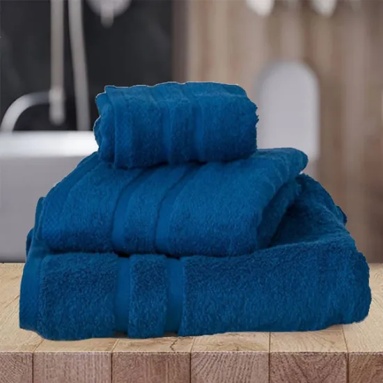 Πετσέτα Προσώπου 50×90 500gr/Τμ “Cozy Soft Line”  Μπλε