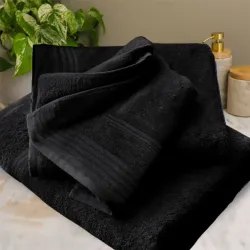 Σετ Πετσέτες 3τμχ 100% Βαμβακερές 510gr τμ Cosy Μαύρο