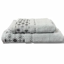 Σετ Πετσέτες 2τμχ Γκρι