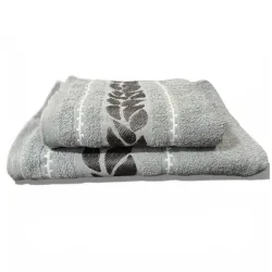 Σετ Πετσέτες 2τμχ Γκρι