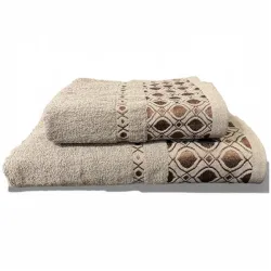 Σετ Πετσέτες 2τμχ Μόκα