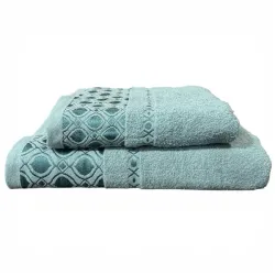 Σετ Πετσέτες 2τμχ Πετρόλ