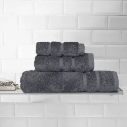 Πετσέτα Προσώπου 50×90 500gr/Τμ “Cozy Soft Line” Γκρί