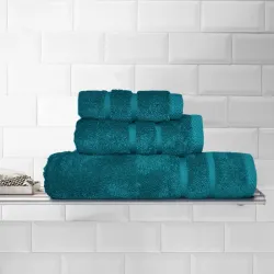 Πετσέτα Προσώπου 50×90 500gr/Τμ “Cozy Soft Line”  Πετρόλ