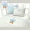 Σεντόνια Βρεφικά με Κέντημα Isadore Lorraine Σετ 120×160 Star Bear Blue