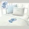 Σεντόνια Βρεφικά με Κέντημα Isadore Lorraine Σετ 120×160 Unicorn Blue