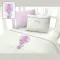 Σεντόνια Βρεφικά με Κέντημα Isadore Lorraine Σετ 120×160 Elephant Baloon Lilac