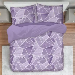 Σετ Σεντόνια Υπέρδιπλα 4τμχ 240X260 IL-LINE Λιλά