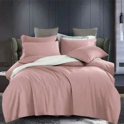 Σετ Υπέρδιπλα Σεντόνια 4 Τεμαχίων 220x240 Σάπιο Μήλο