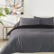 Σετ Σεντόνια Μονά 3τμχ IL-LINE 160×260 Γκρι-Μαύρο Spiti Bazaar