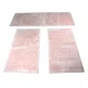 Σετ Χαλιά Κρεβατοκάμαρας 3τμχ Γούνα 66x180cm Ροζ