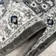Σετ Χαλιά Κρεβατοκάμαρας 3τμχ Κλασσικά Γκρι με Σχέδια 80cm