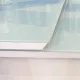 Σετ Τραπεζαρία 6 Καρέκλες Βελούδινες Τραπέζι Με Τζάμι Πτυσσόμενο 170Χ80Χ77 μπλε