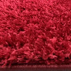 Χαλί Γούνα 130x190cm Κόκκινο