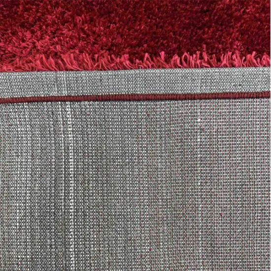 Χαλί Γούνα 130x190cm Κόκκινο