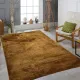 Χαλιά Shaggy 3D 190x220cm-Σκούρο χρυσό