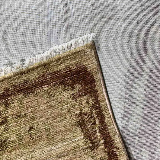 Χαλί Ανάγλυφο Καφέ και Γκρι Αποχρώσεις 200x310cm