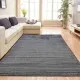 Χαλί Ανάγλυφο με Σχέδιο Μαύρο Γκρι 200x290cm