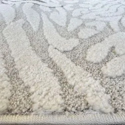 Xαλί Ανάγλυφο Γκρι Σχέδιο Ζέβρα 160x230cm