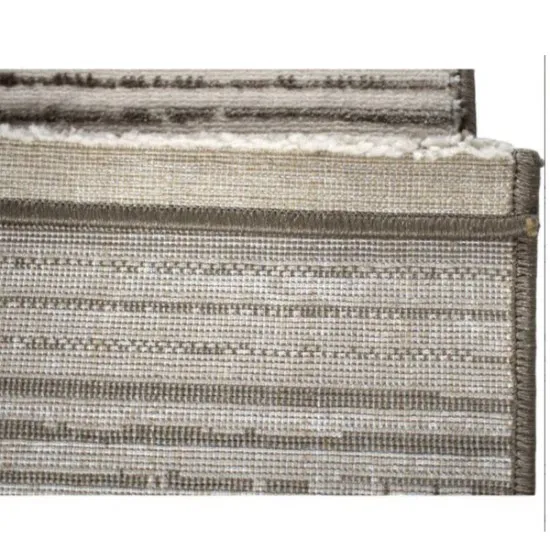 Xαλιά Ανάγλυφα Ριγέ Μπεζ 200x290cm