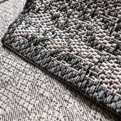 Χαλί Ψάθινο Καλοκαιρινό Γκρι Σκούρο 240x300cm