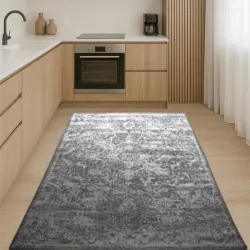 Χαλί Ψάθινο Καλοκαιρινό Γκρι Σκούρο 240x300cm