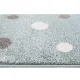 Παιδικό Χαλί Γκρι με Βούλες 160x200cm