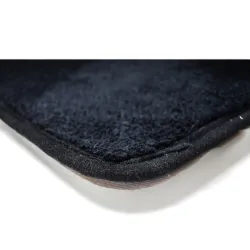 Χαλί Shaggy Γούνα 120x170cm Super Soft Μαύρο