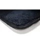 Χαλί Shaggy Γούνα 140x200cm Super Soft Μαύρο