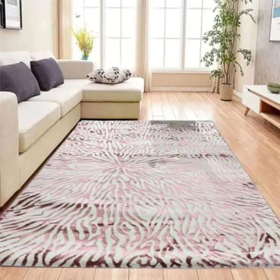 Χαλί Τσοκμέ Μπεζ Κοκκινοκαφέ 200x290cm