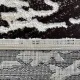 Χαλί Τσοκμέ 190x220 Καφέ Σκούρο Σχέδια